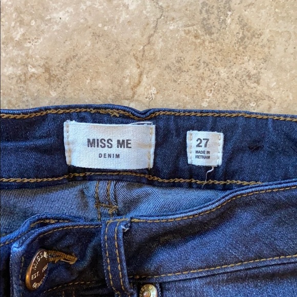 Miss Me Skinny Jean Mid-Rise Dark Wash - Picture 6 of 8